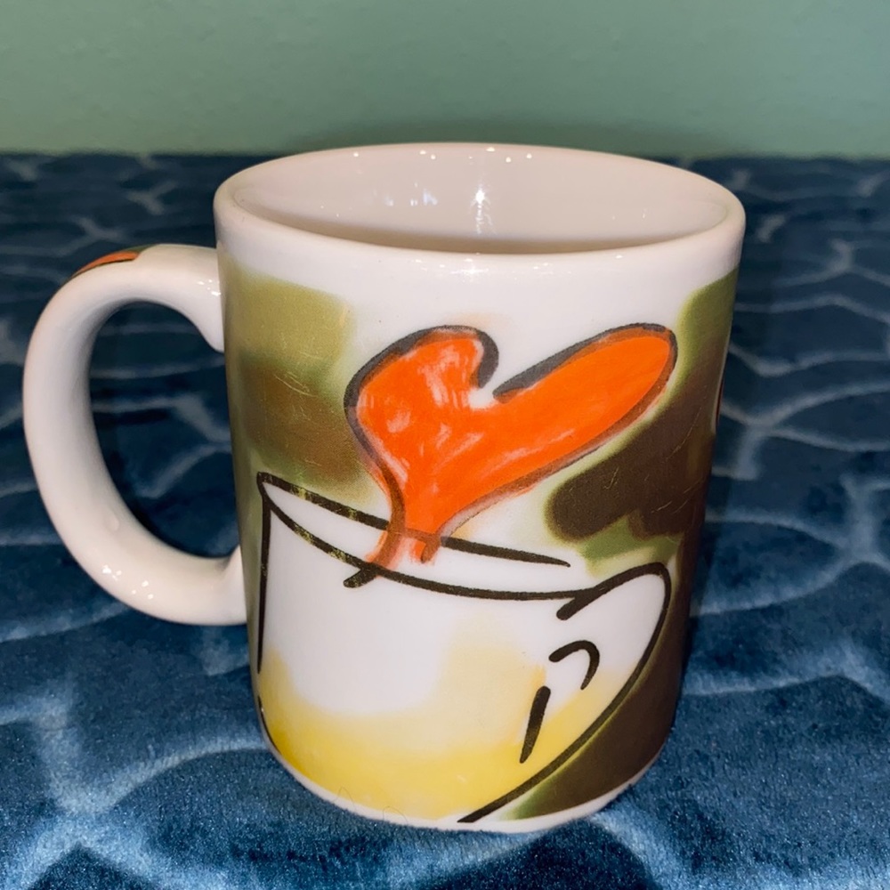 Starbucks mug.